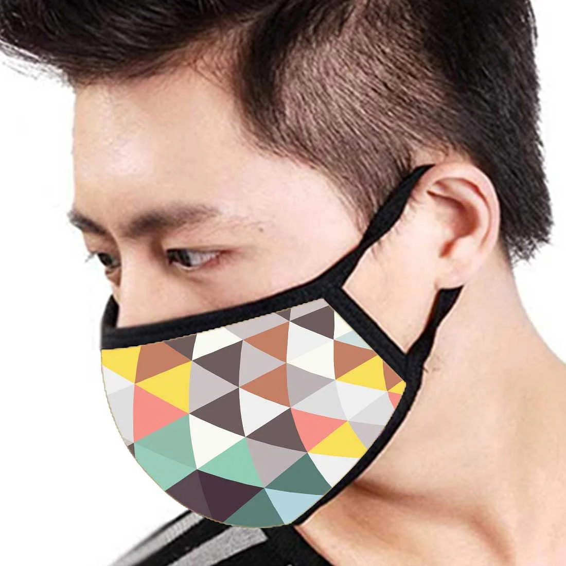 Face Mask -Set Of 2 Protective Masks -Geometric - Image 3