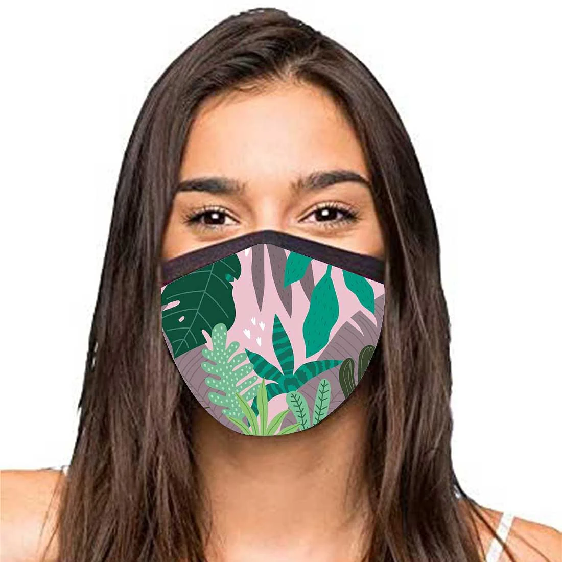 Face Masks Reusable Washable Set Of 2 -pinkfloral - Image 2