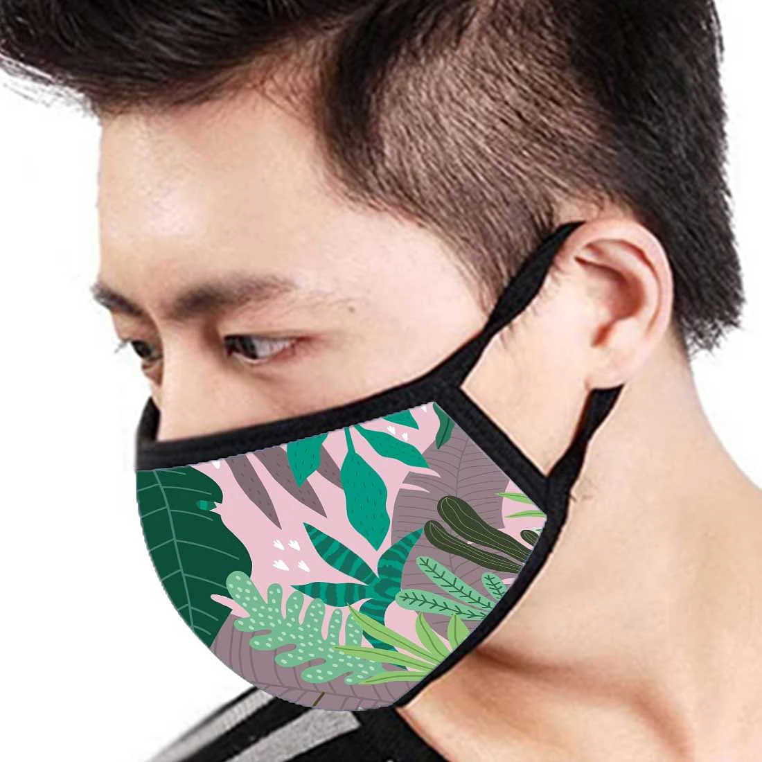 Face Masks Reusable Washable Set Of 2 -pinkfloral - Image 3