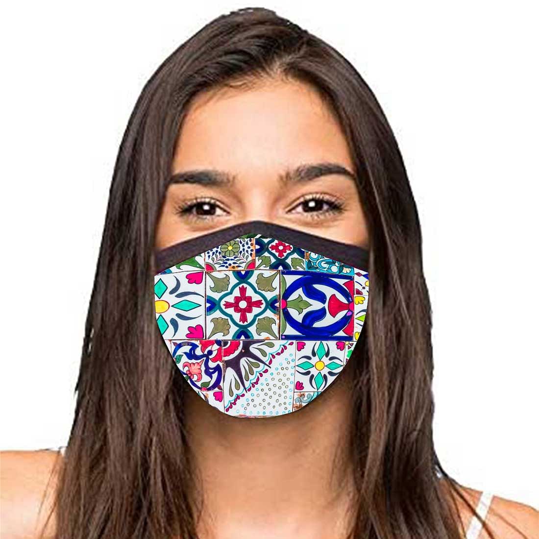 Face Masks Reusable Washable Set Of 2 -Monstera - Image 2