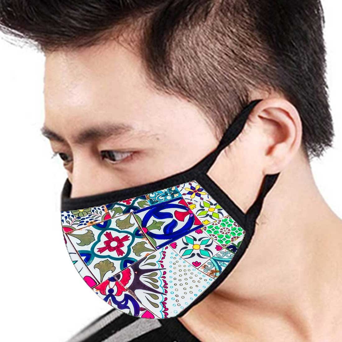 Face Masks Reusable Washable Set Of 2 -Monstera - Image 3