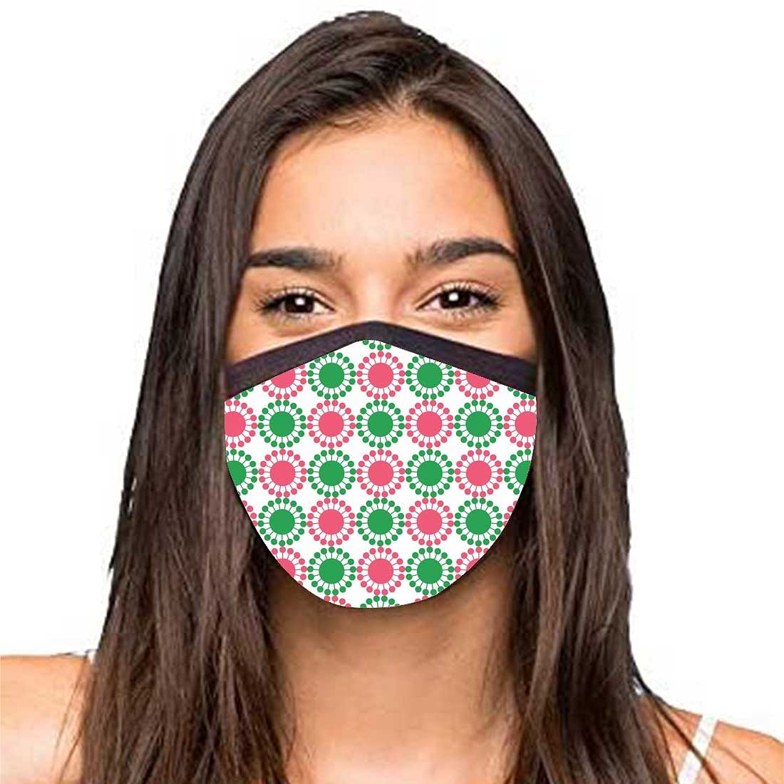 Face Masks Reusable Washable Set Of 2 -Pink_Polka - Image 2