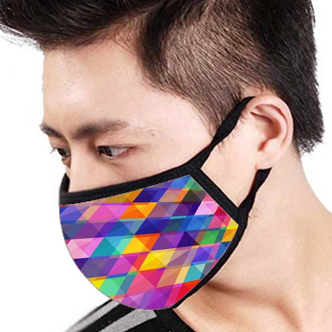 Face Masks Reusable Washable Set Of 2 -Geometric_Design - Image 3