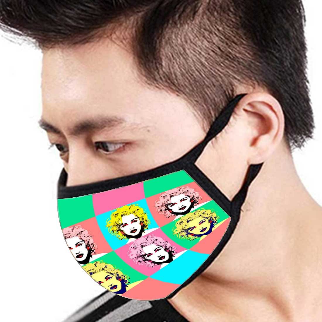 Face Masks Reusable Washable Set Of 2 -Pop_art - Image 3
