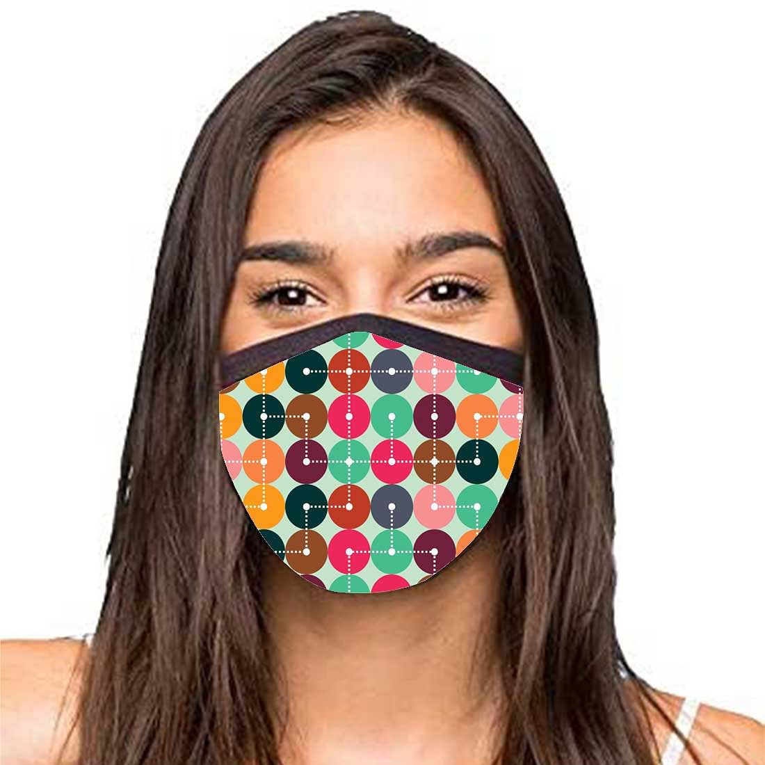 Face Masks Reusable Washable Set Of 2 -Retro - Image 2