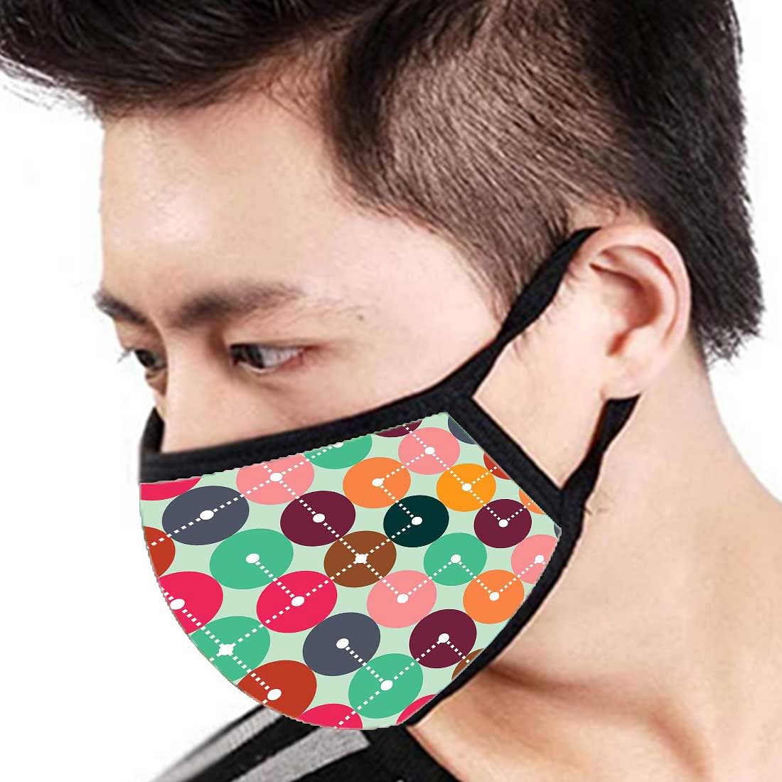 Face Masks Reusable Washable Set Of 2 -Retro - Image 3