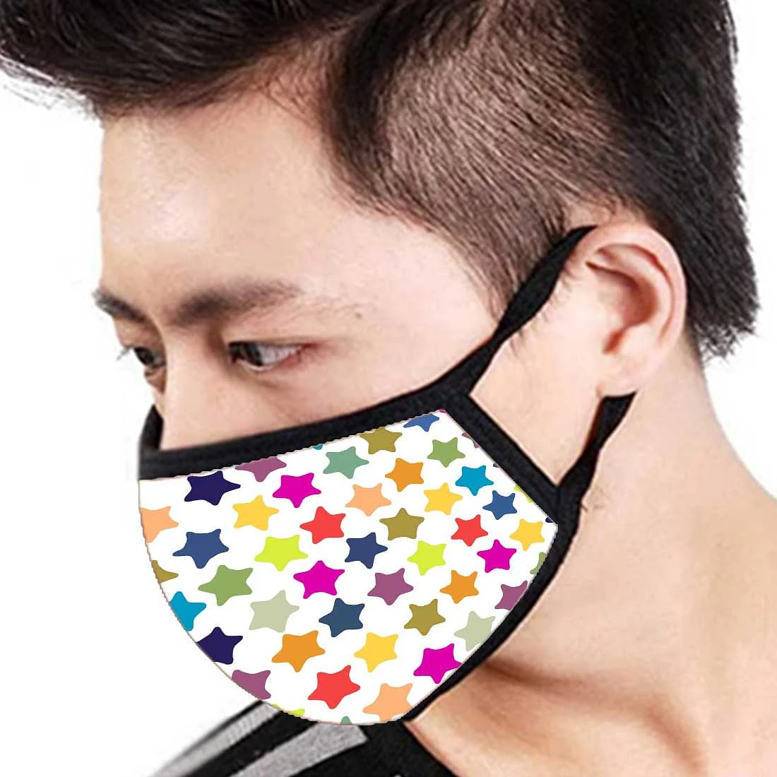 Face Masks Reusable Washable Set Of 2 -Stars - Image 3
