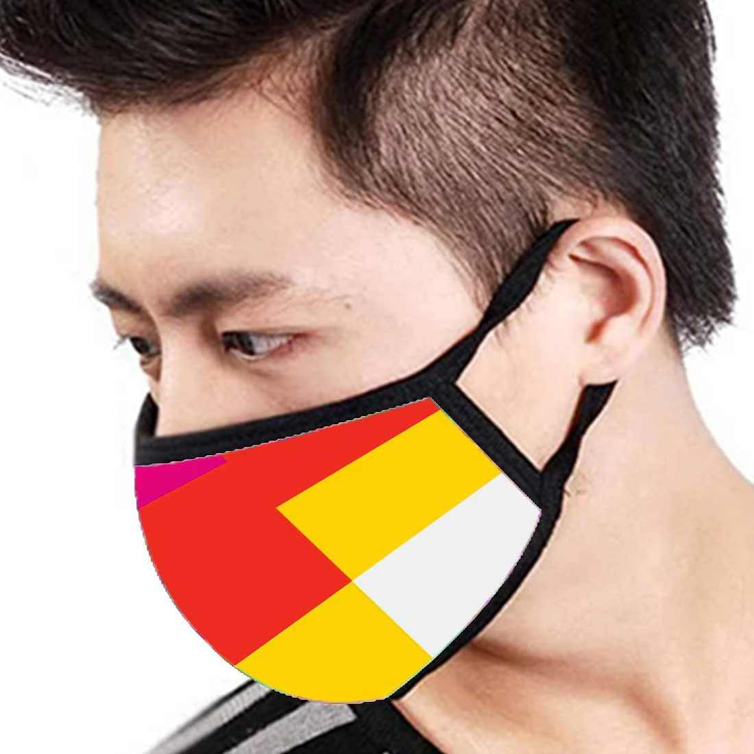 Face Masks Reusable Washable Set Of 2 -Retro_pattern - Image 3