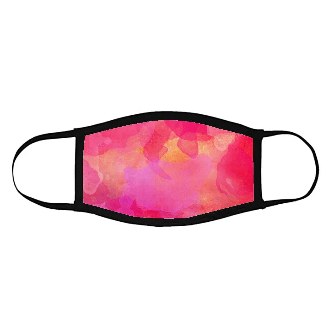 Face Masks Reusable Washable Set Of 2 -Pink_watercolor