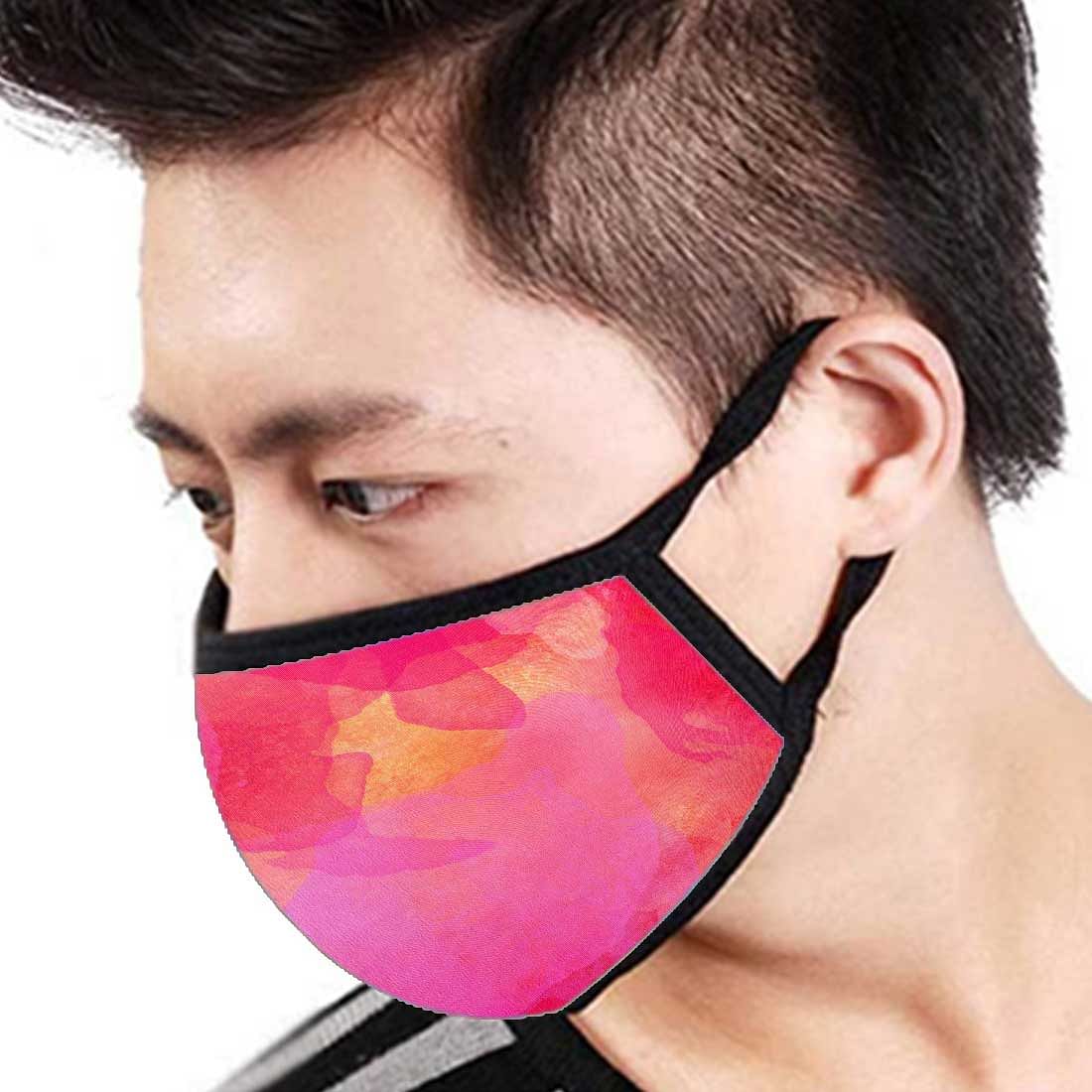 Face Masks Reusable Washable Set Of 2 -Pink_watercolor - Image 3