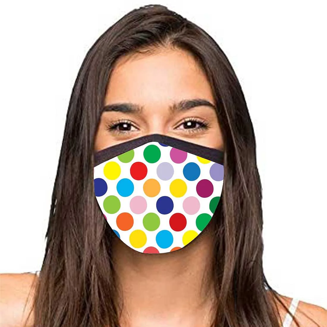 Face Masks Reusable Washable Set Of 2 -Polka_dot - Image 2