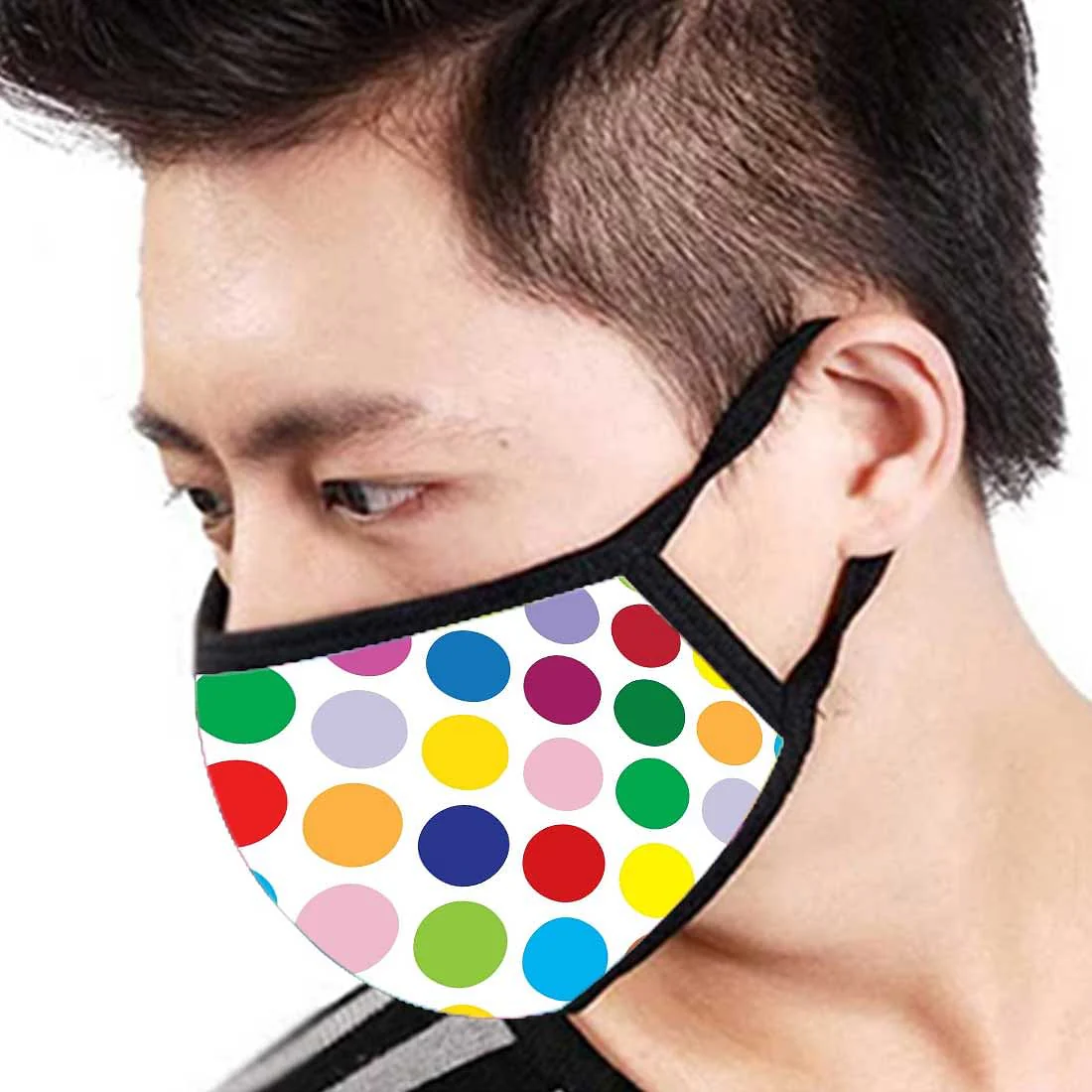 Face Masks Reusable Washable Set Of 2 -Polka_dot - Image 3