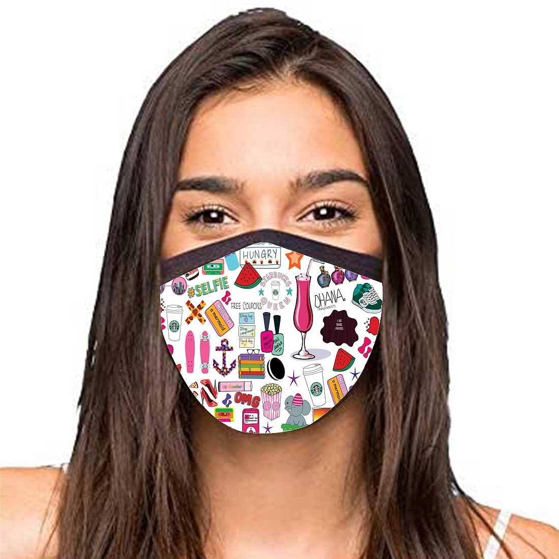 Face Masks Reusable Washable Set Of 2 -Teen_Talk - Image 2