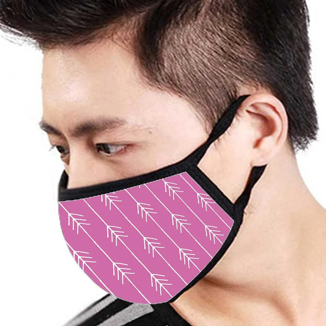 Face Masks Reusable Washable Set Of 2 -Pink_arrows - Image 3