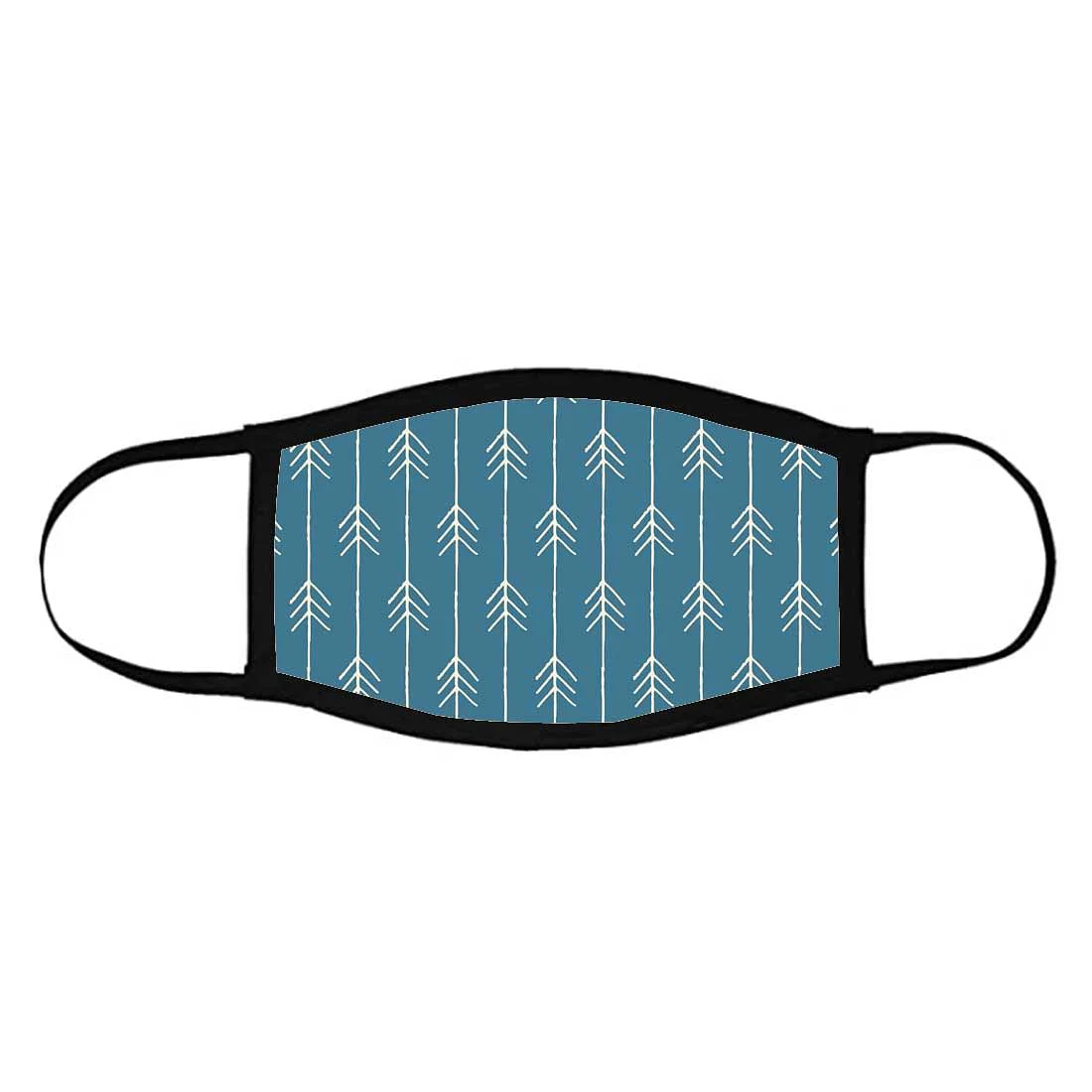 Face Masks Reusable Washable Set Of 2 -Blue_arrows