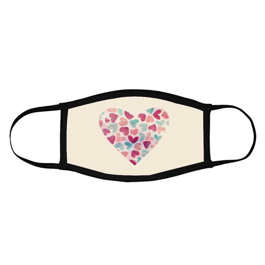 Face Masks Reusable Washable Set Of 2 -Heart