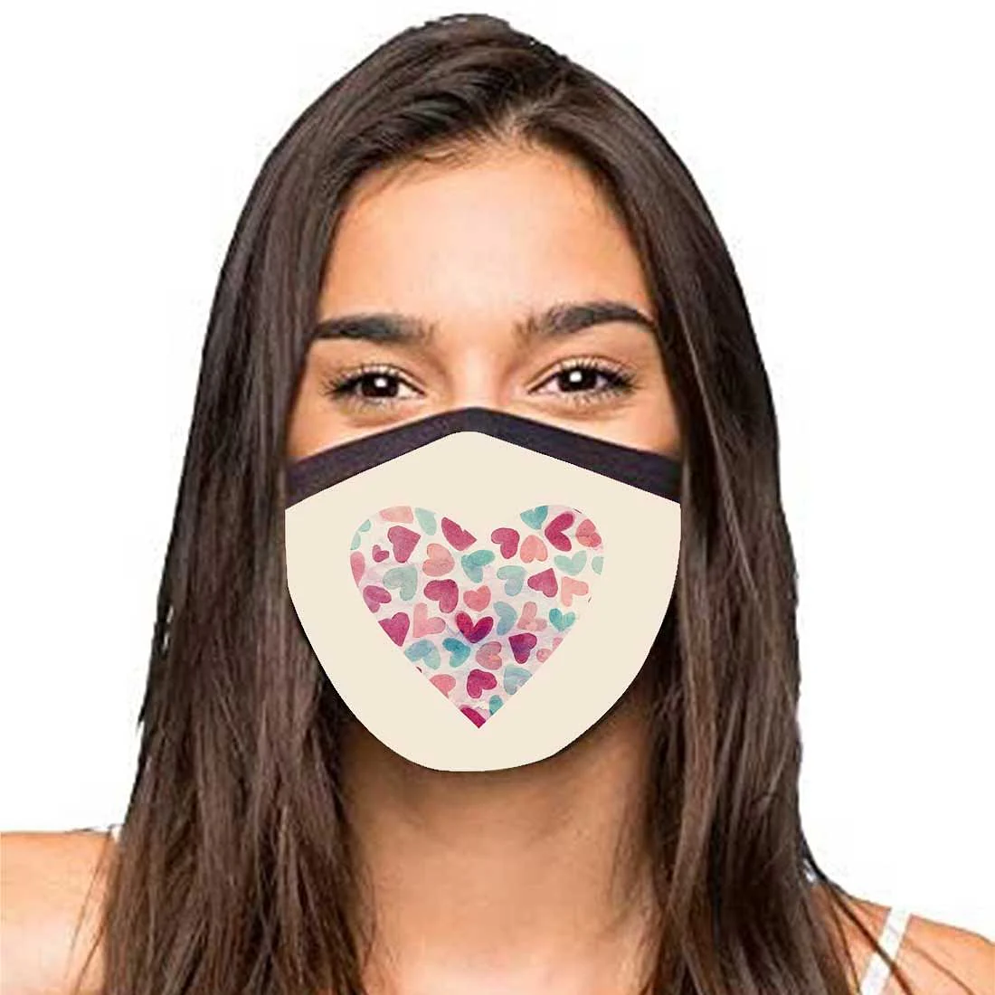 Face Masks Reusable Washable Set Of 2 -Heart - Image 2