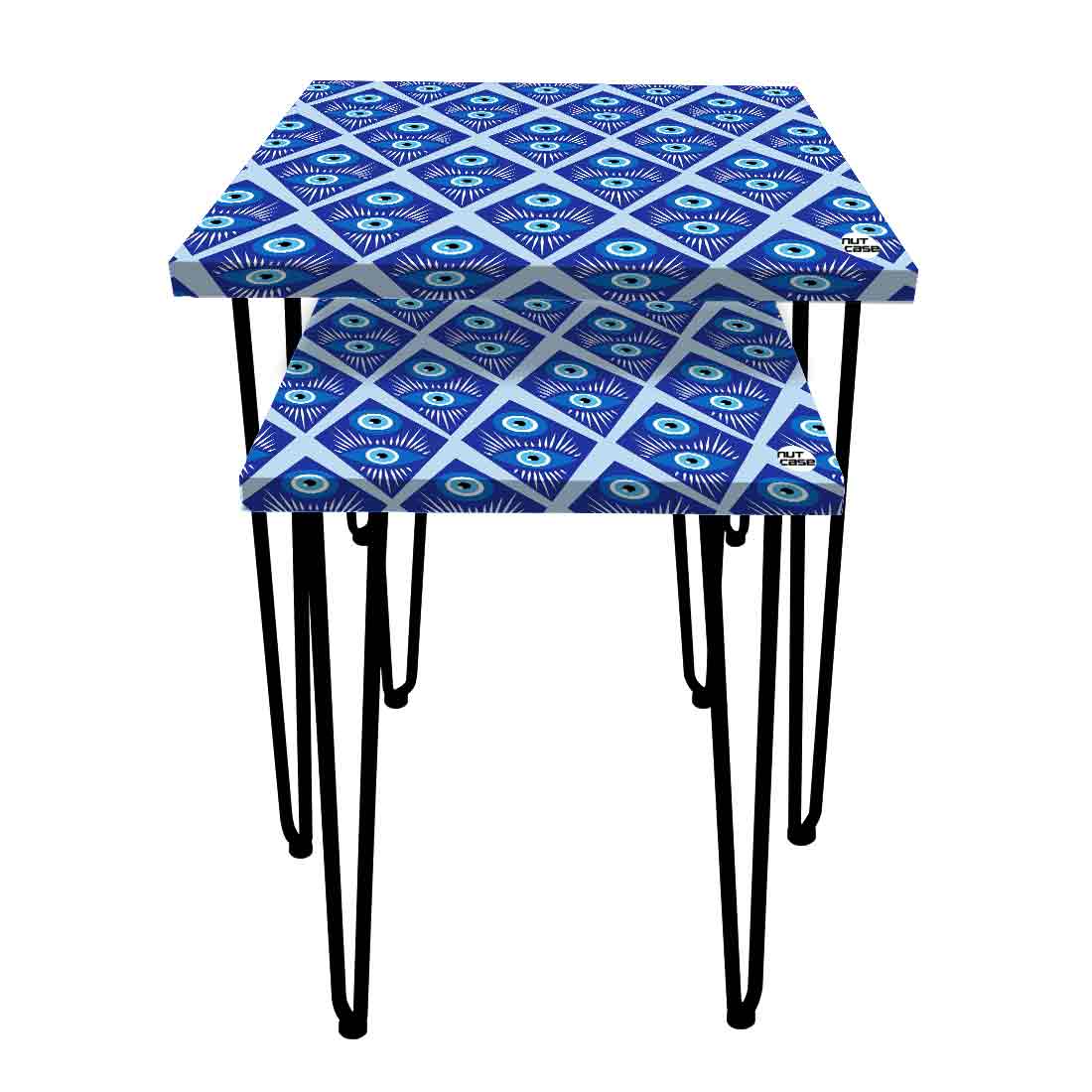 Nesting Tables Set Of 2 Nest of Table for Home Decor - Evil Eye Protector - Image 5