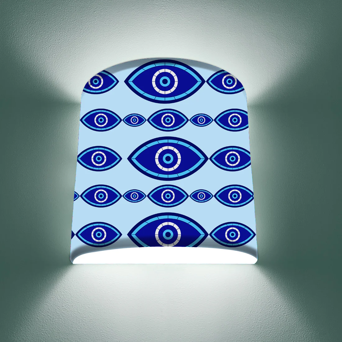 Wall Mount Arc Night Lamp for Living Room Dining Area - Evil Eye Protector - Image 2