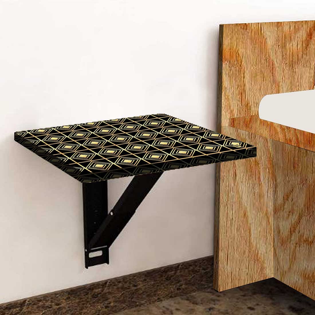 Bedside Table Folding Wall - Diamond Pattern