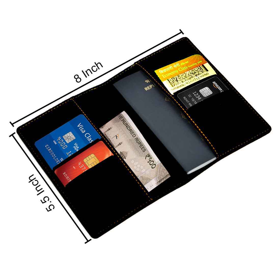 Designer Passport Cover Customized PU Leather Passport Cover and Luggage Tag Set - Image 22