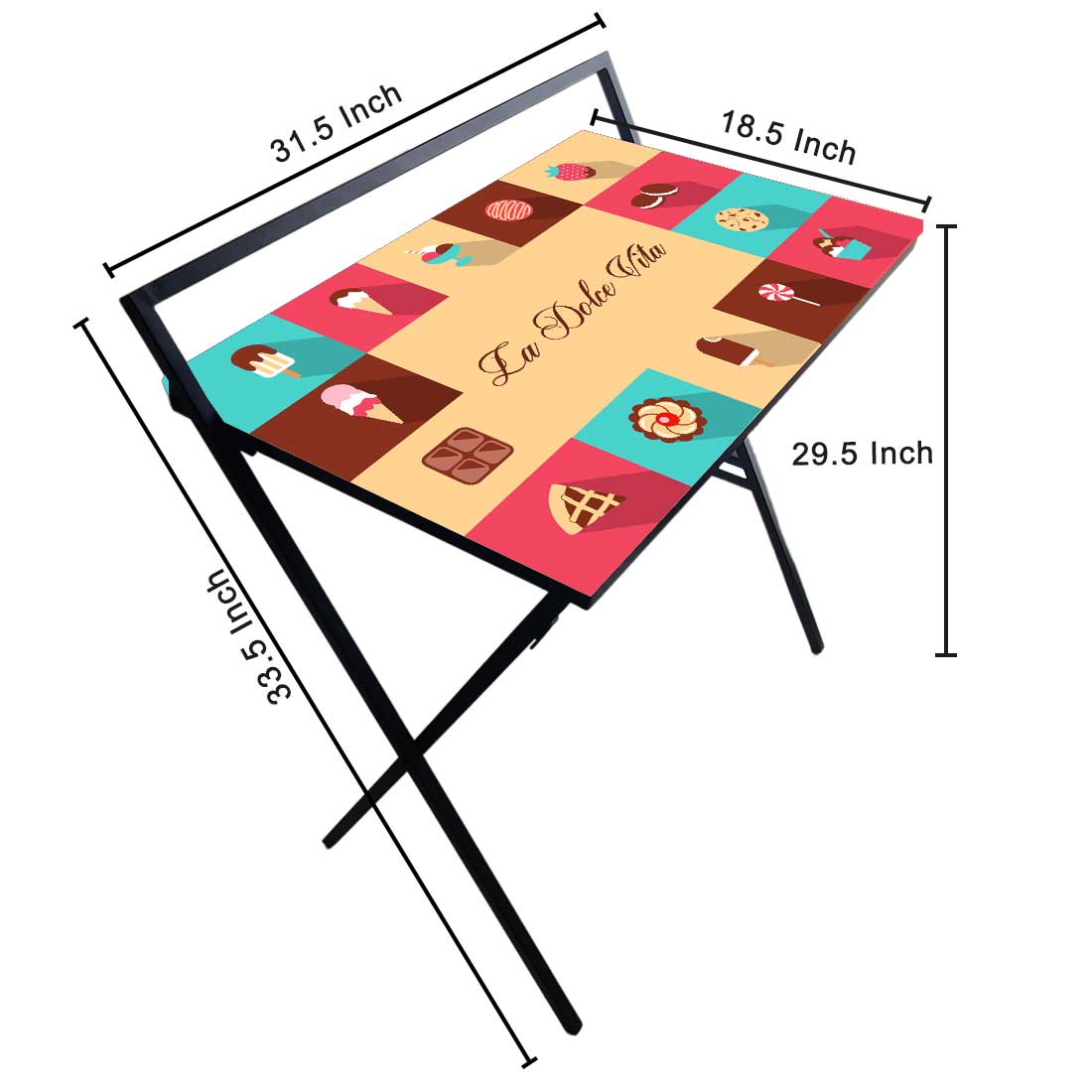 Nutcase Foldable Study Table for Students Home Bedroom - Image 10