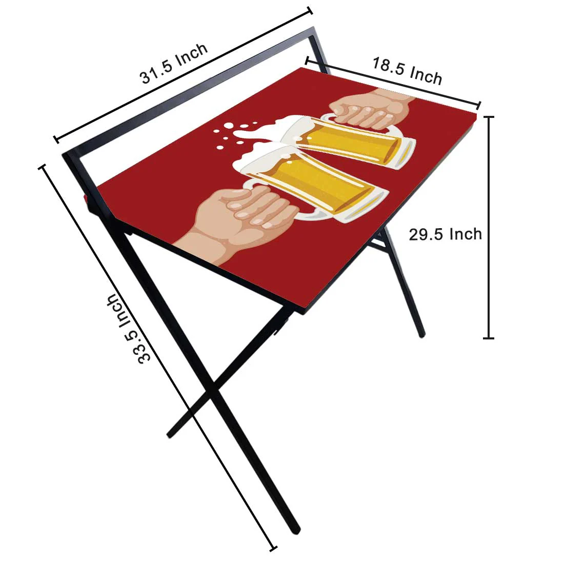 Nutcase Foldable Study Table for Students Home Bedroom - Image 15
