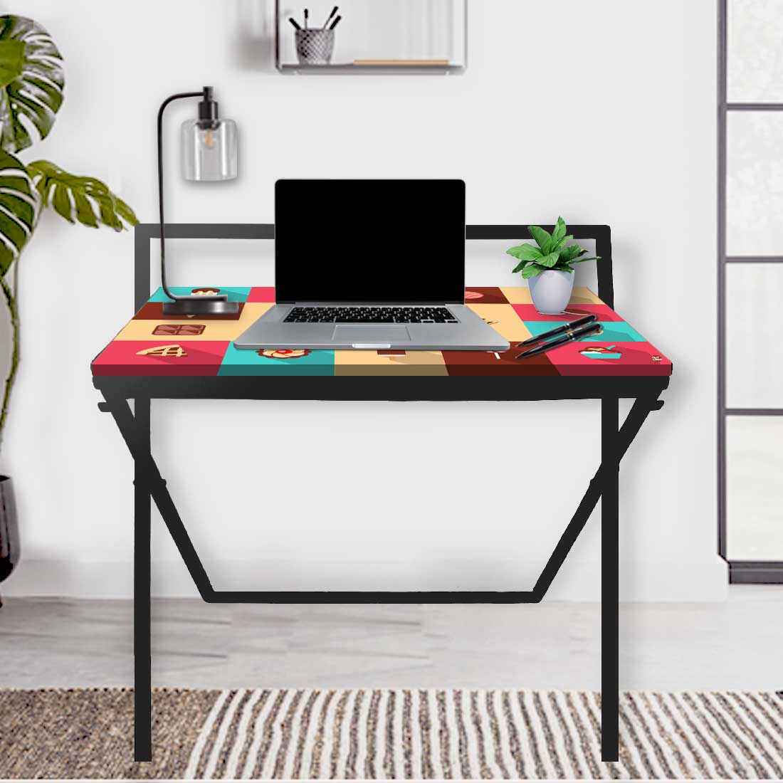 Nutcase Foldable Study Table for Students Home Bedroom - Image 32