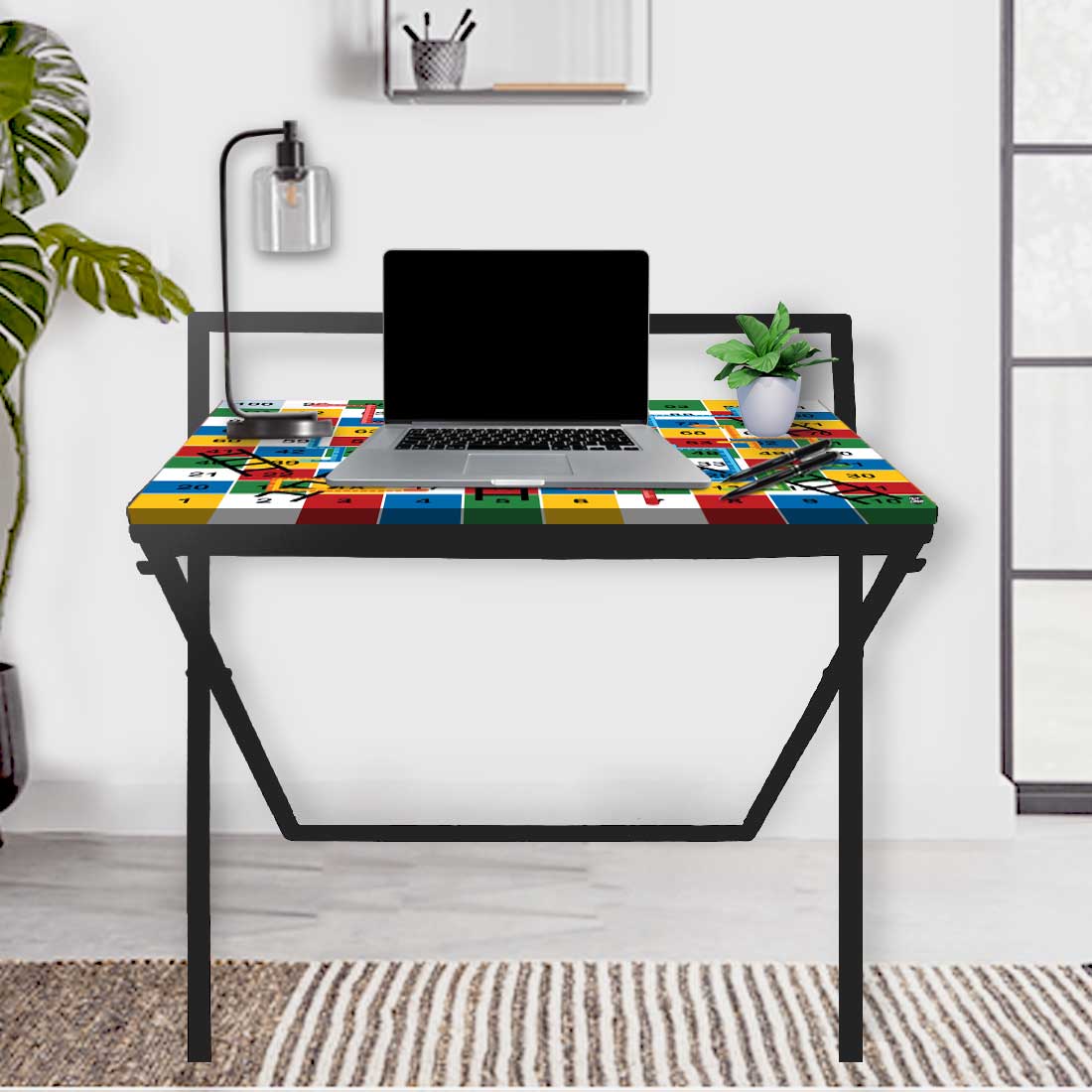 Nutcase Foldable Study Table for Students Home Bedroom - Image 35