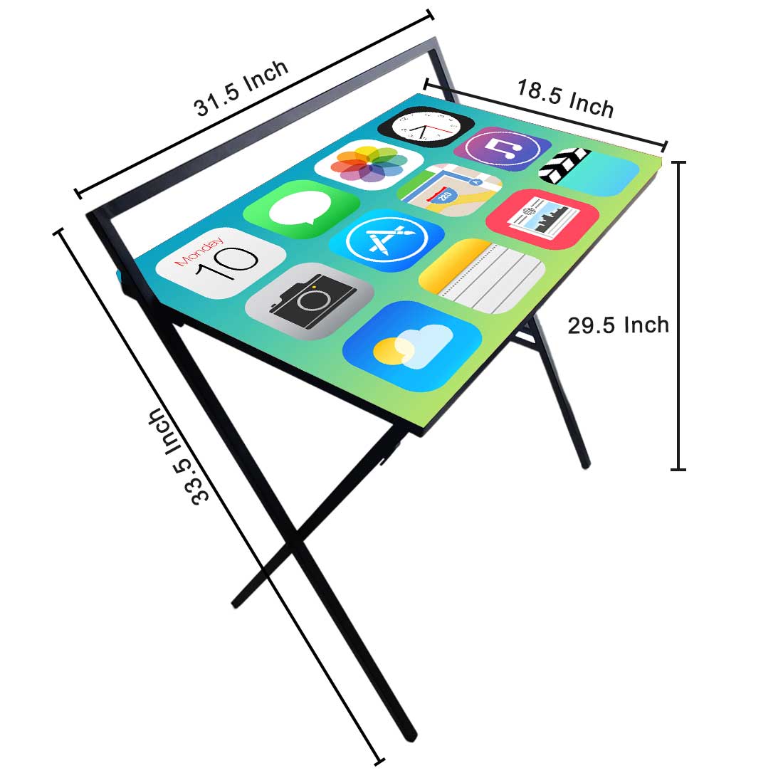Nutcase Foldable Study Table for Students Home Bedroom - Image 5