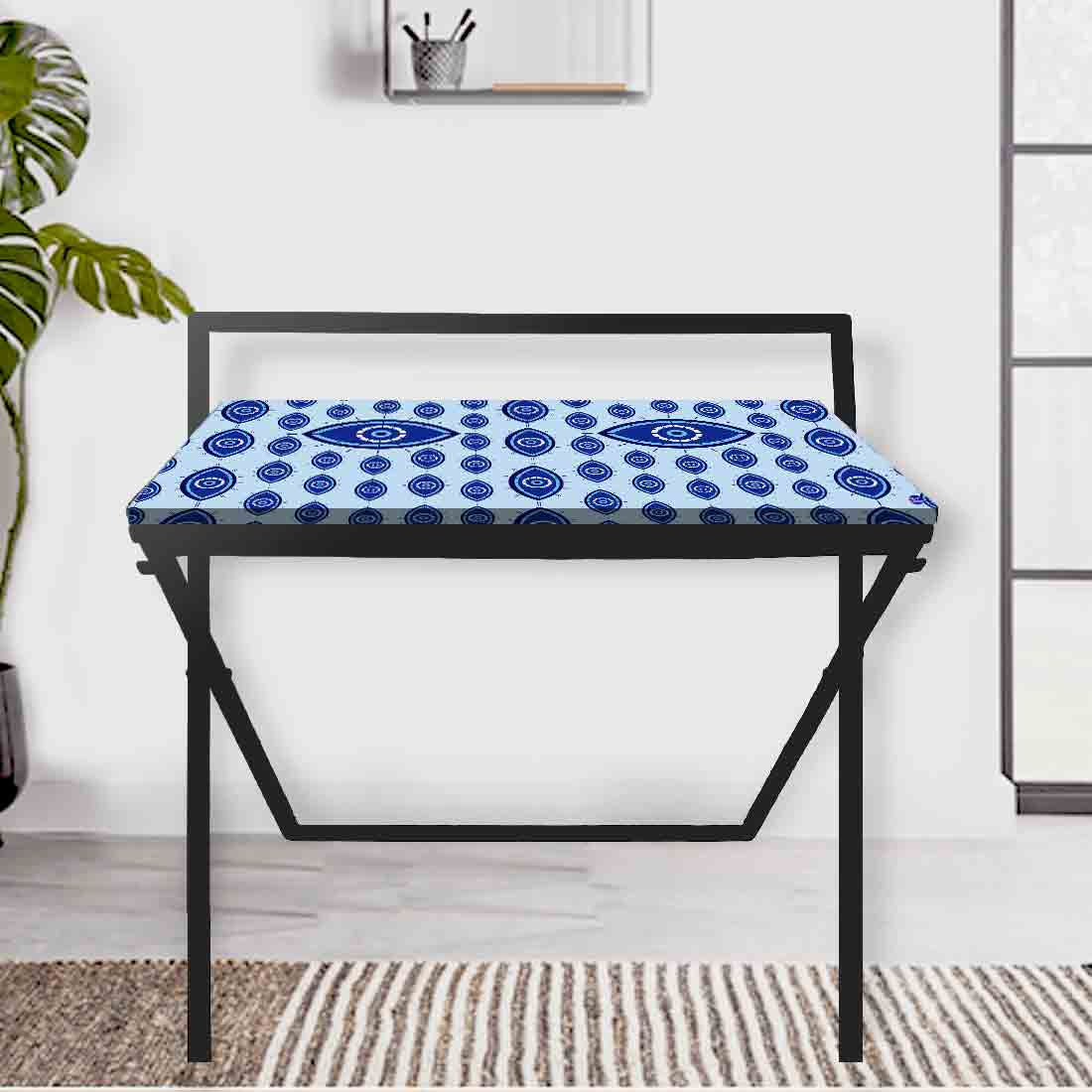 Designer Folding Study Table for Laptop Computer Desk - Evil Eye Protector - Image 2