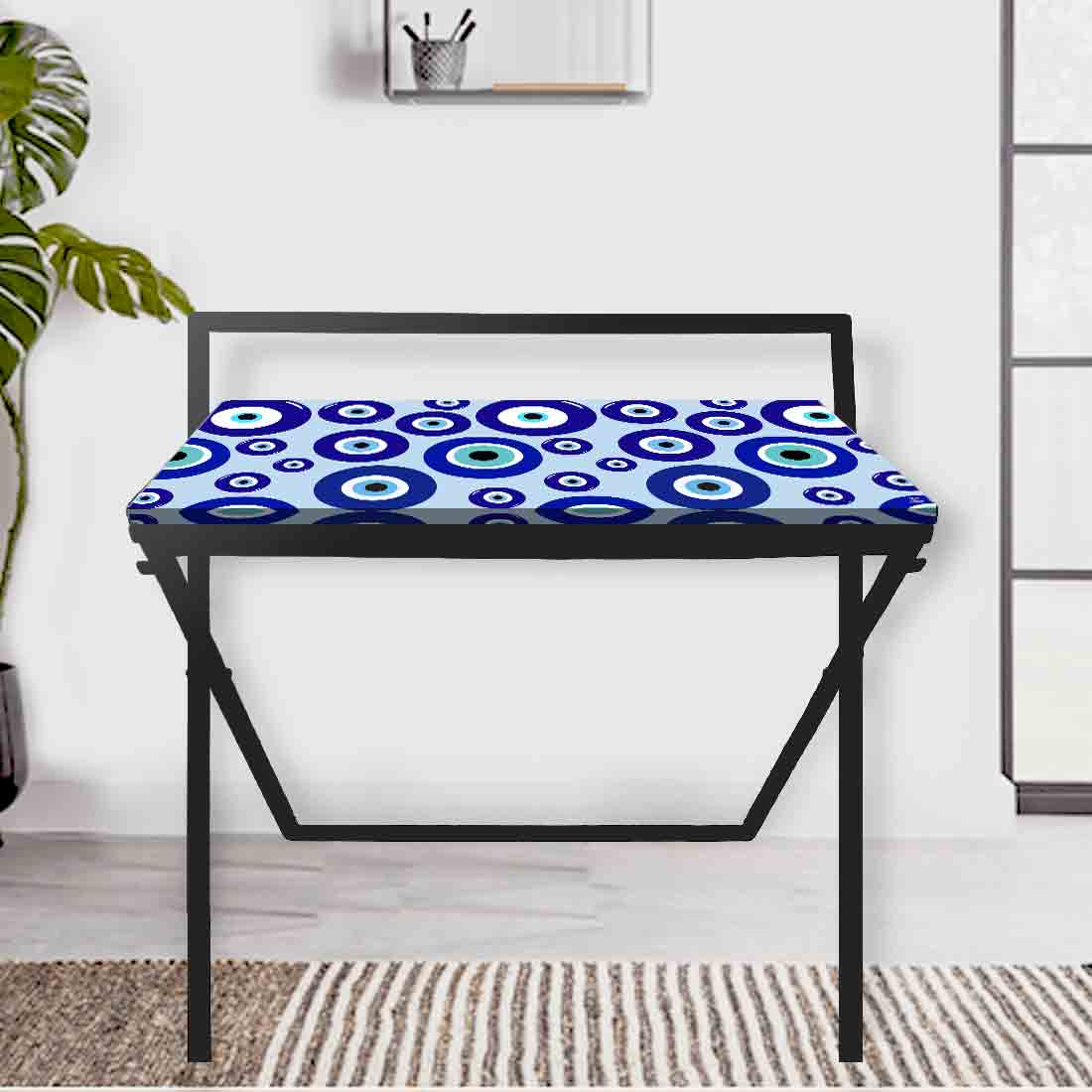 Designer Folding Study Table for Laptop Computer Desk - Evil Eye Protector - Image 21