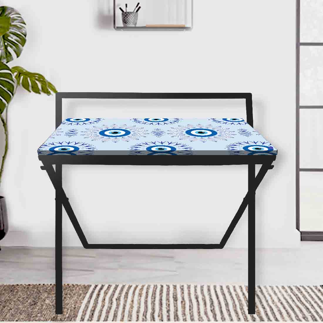 Designer Folding Study Table for Laptop Computer Desk - Evil Eye Protector - Image 23