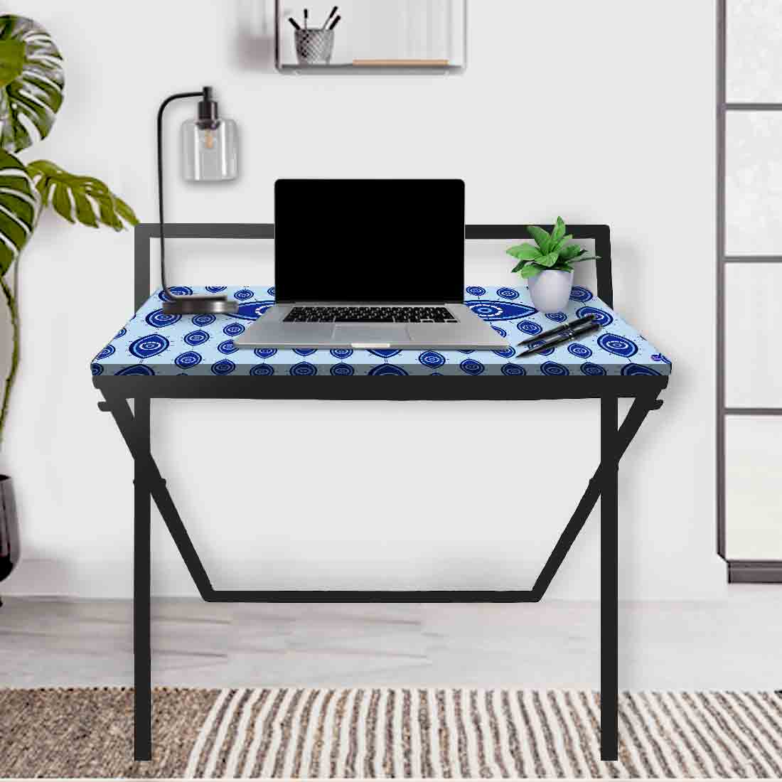 Designer Folding Study Table for Laptop Computer Desk - Evil Eye Protector - Image 6