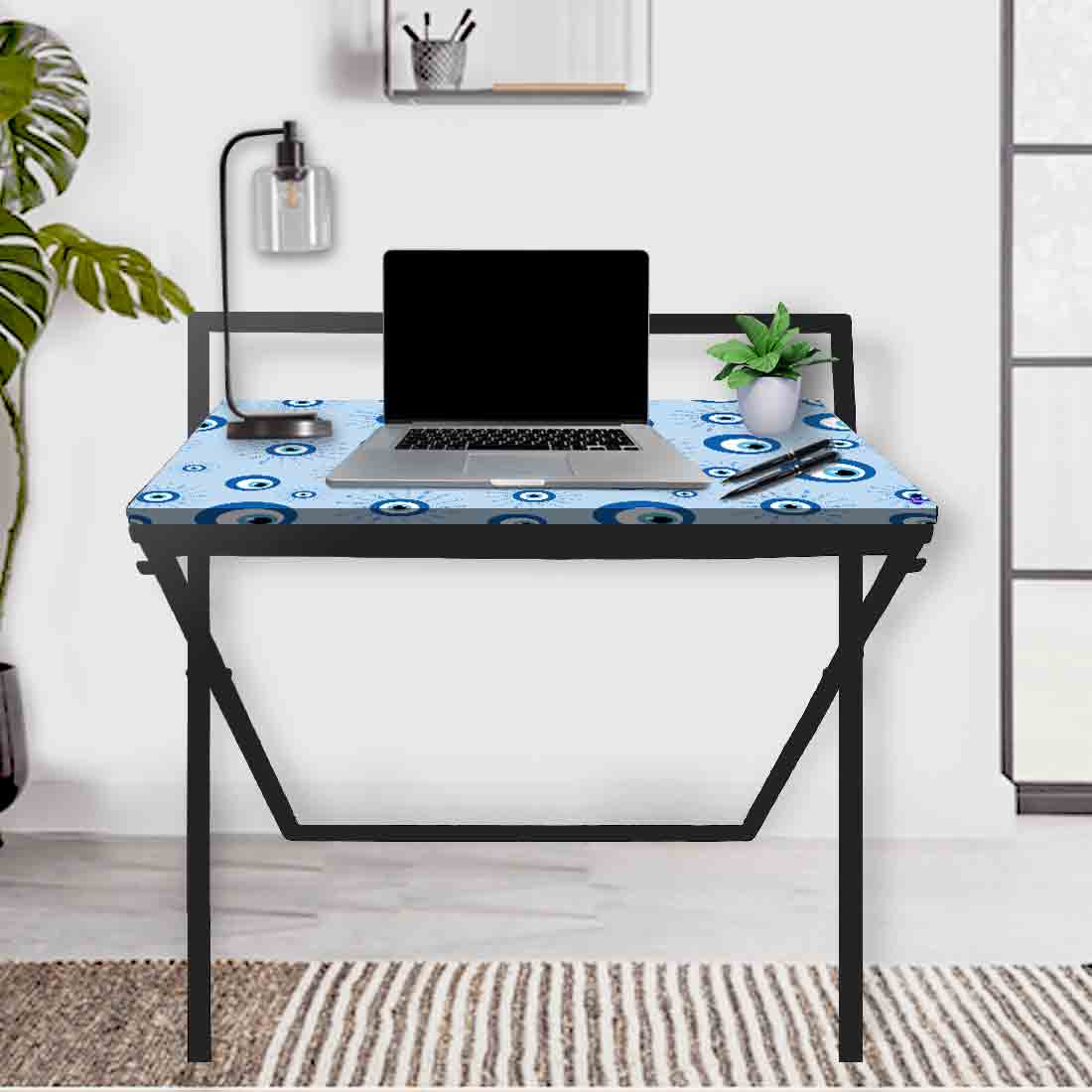 Designer Folding Study Table for Laptop Computer Desk - Evil Eye Protector - Image 8