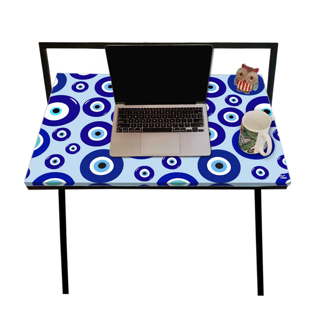 Designer Folding Study Table for Laptop Computer Desk - Evil Eye Protector - Image 9