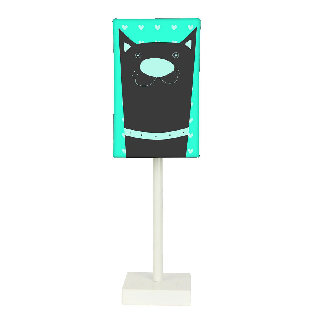 Tall Table Lamp For Living Rooms - Blue Dog