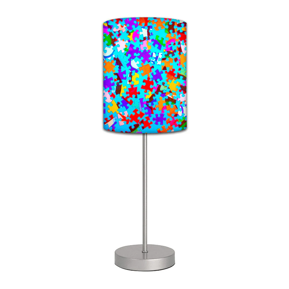 Stainless Steel Table Lamp For Living Room Bedroom - Puzzle