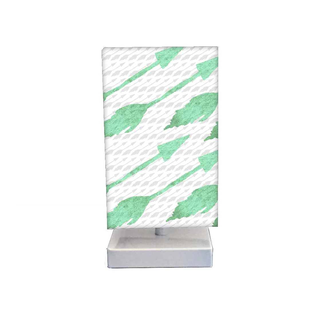 Table Lamp For Bedroom - Green Arrows