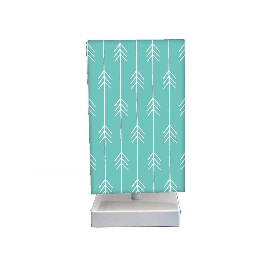 Table Lamp For Bedroom - Arrow Ends - Teal - Image 2
