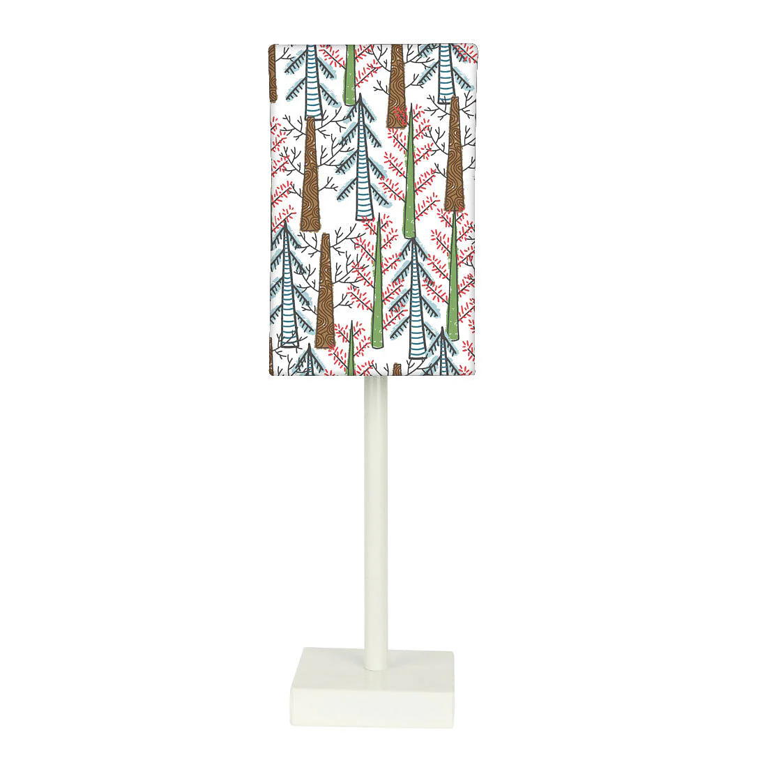 Tall Table Lamp For Living Rooms - Autumn Woods