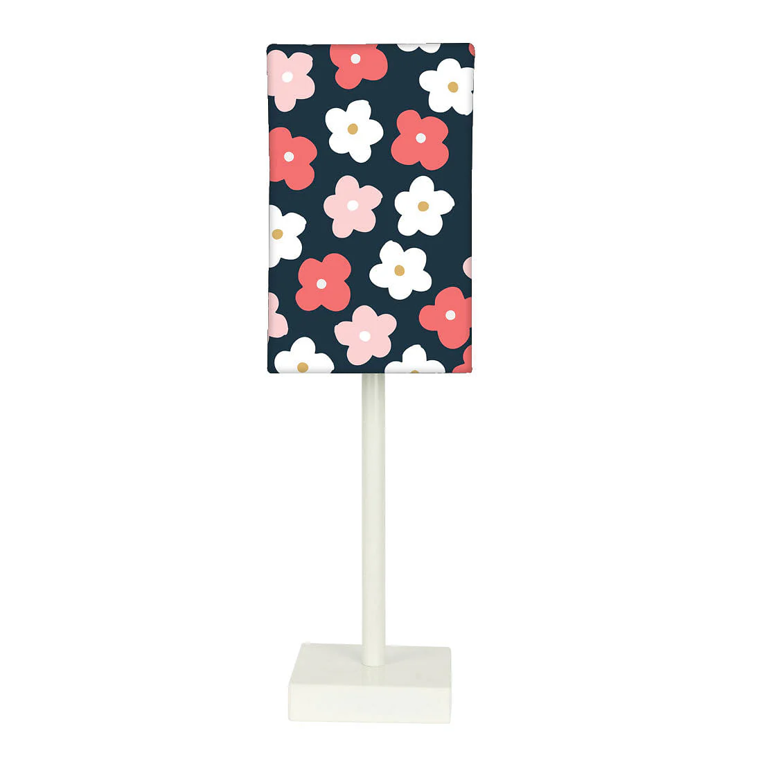 Tall Table Lamp For Living Rooms - Spring Pink & Blue