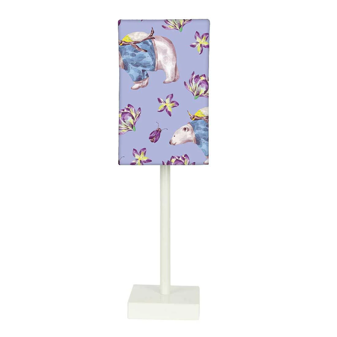 Tall Table Lamp For Living Rooms - Polar Bear Riding