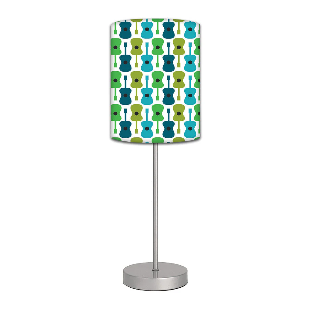 Stainless Steel Table Lamp For Living Room Bedroom - Music Makes Me Happy Guitar