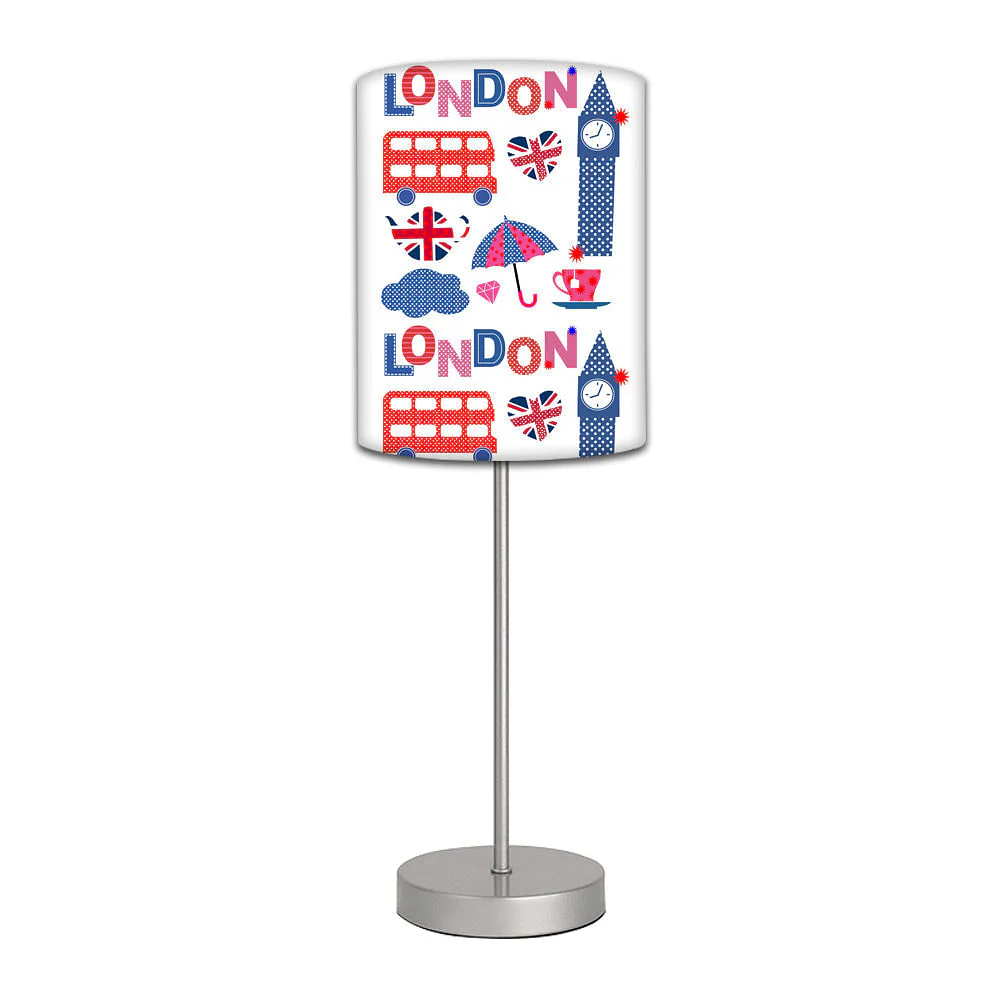 Stainless Steel Table Lamp For Living Room Bedroom - Simple British !