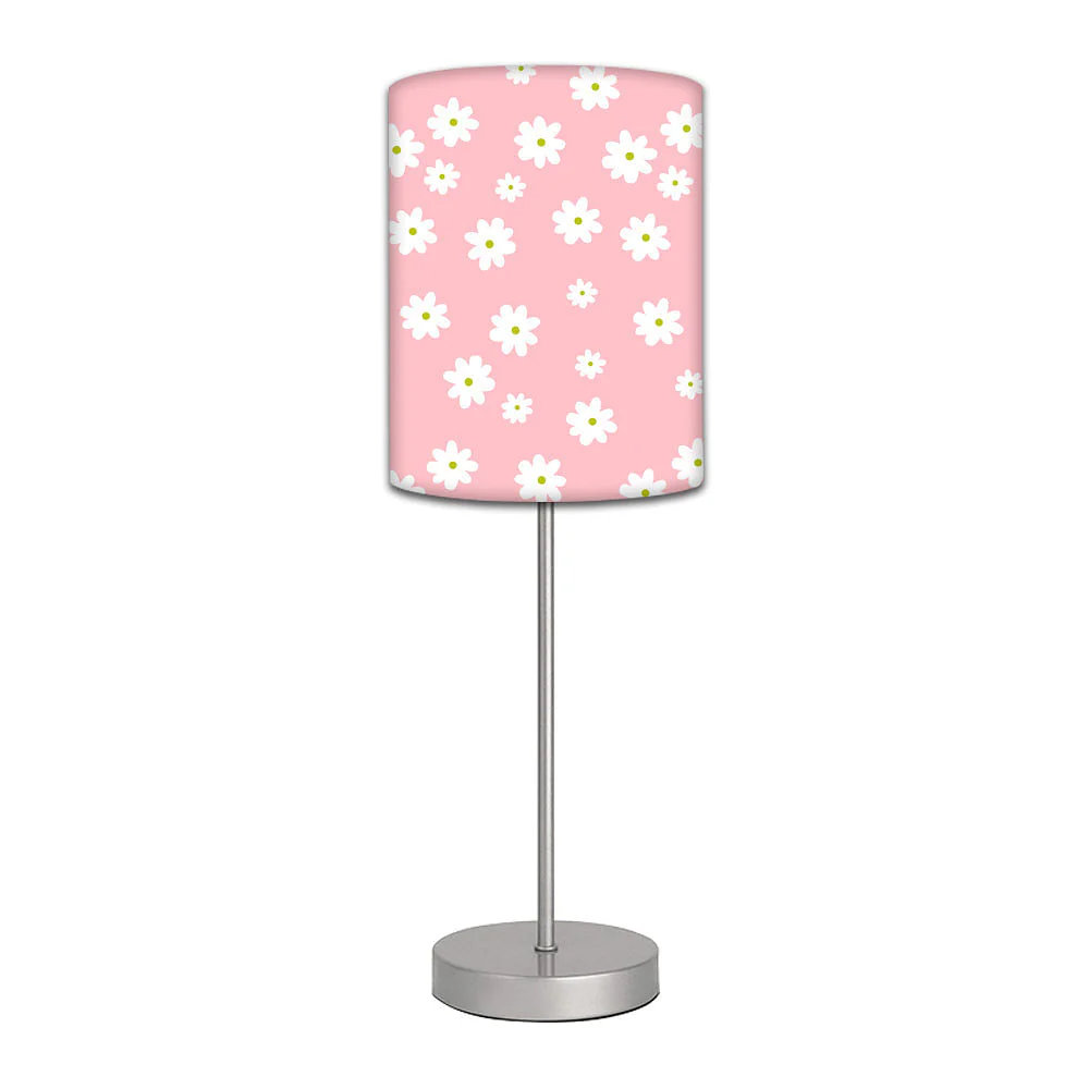 Stainless Steel Table Lamp For Living Room Bedroom - Pastel Fresh Flowers