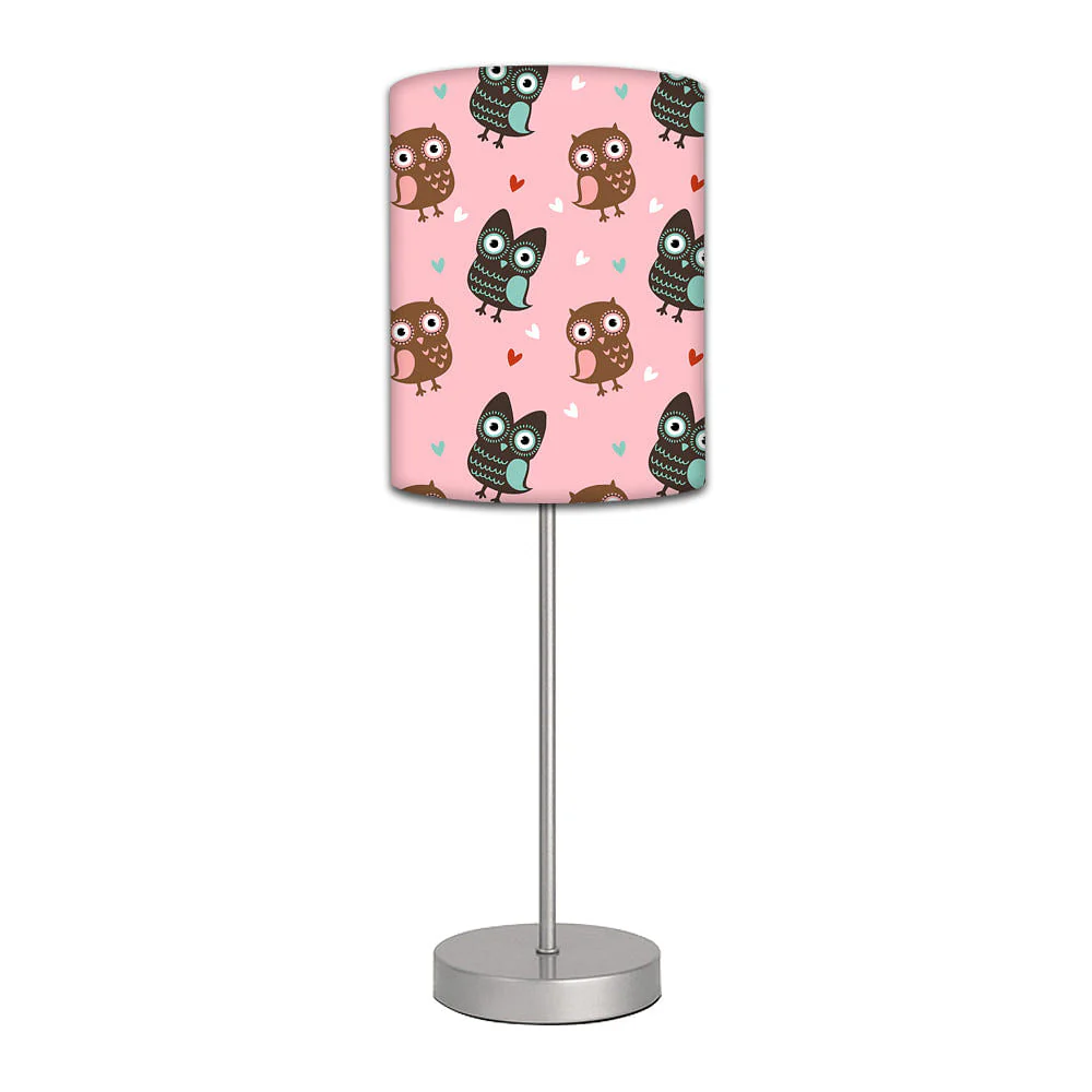 Stainless Steel Table Lamp For Living Room Bedroom - Sweet Owls