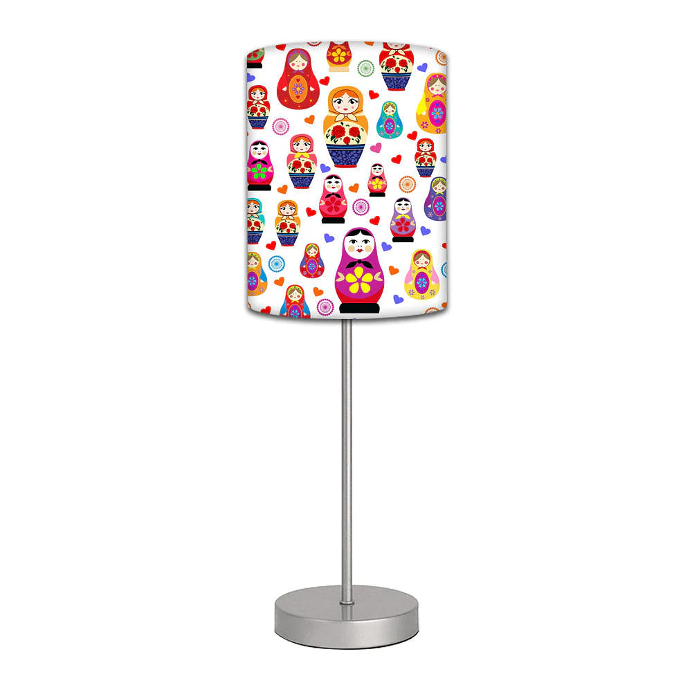 Stainless Steel Table Lamp For Living Room Bedroom - Babushka Dolls