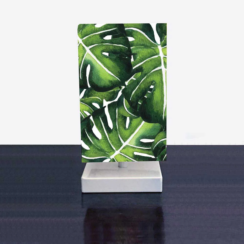 Bedroom Table Lamp Mini Light for Bedside-Green Leaf - Image 2