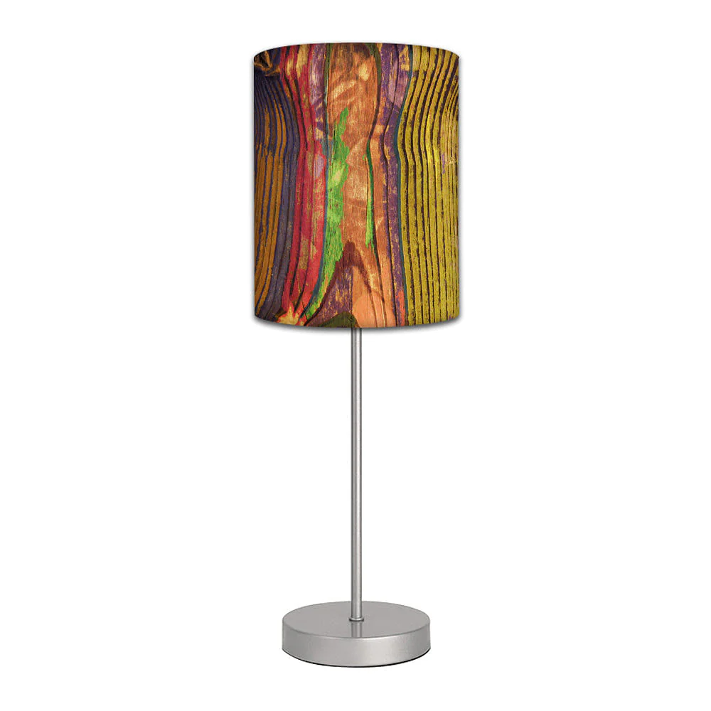 Stainless Steel Table Lamp For Living Room Bedroom - Wooden
